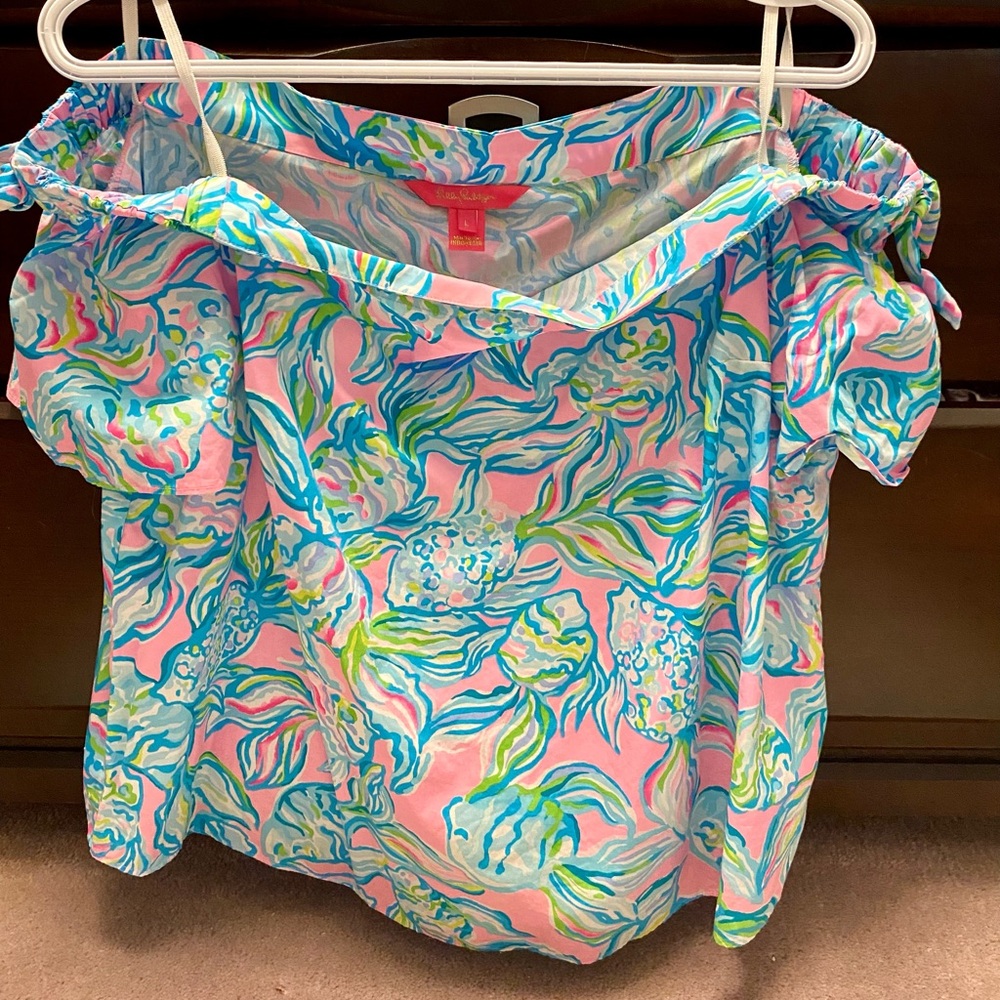 Lilly Pulitzer Tamara Off the Shoulder Top